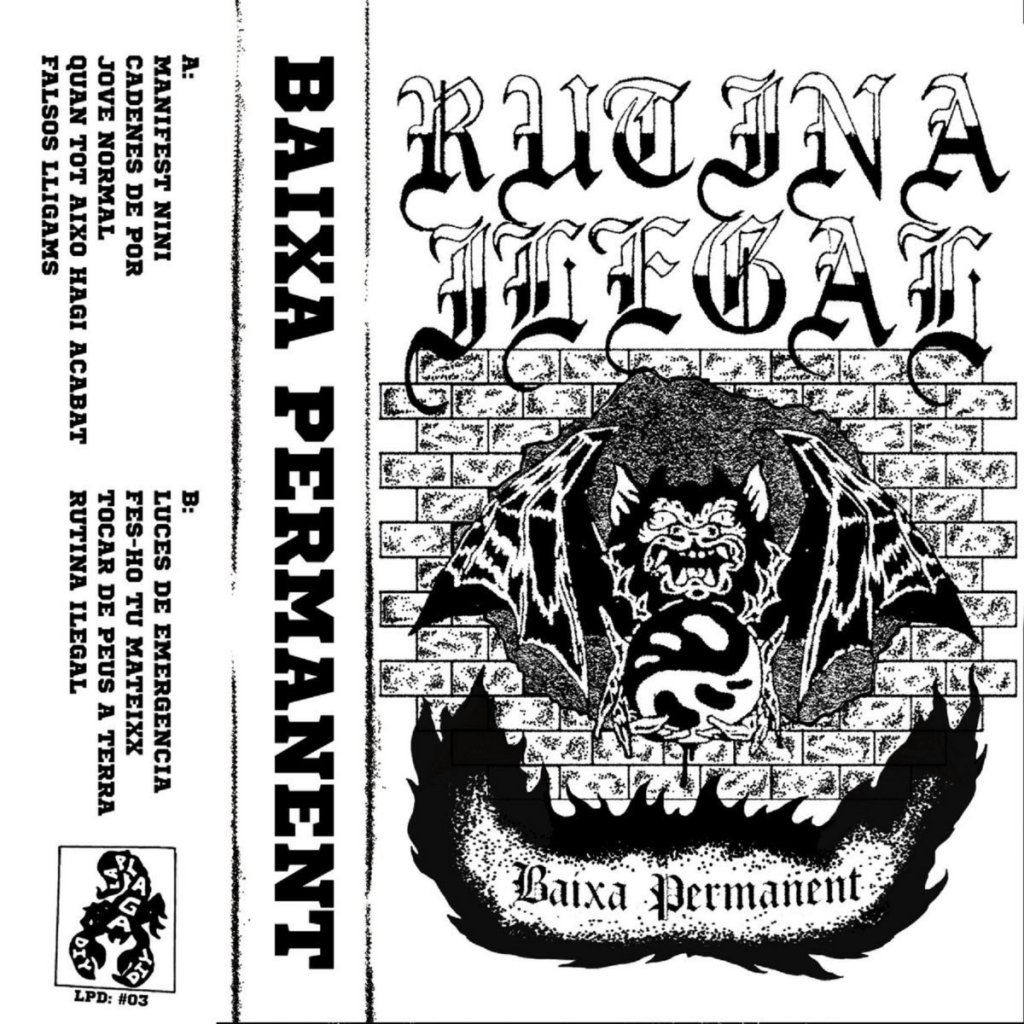 Portada de 'Rutina Ilegal' de Baixa Permanent (2021)