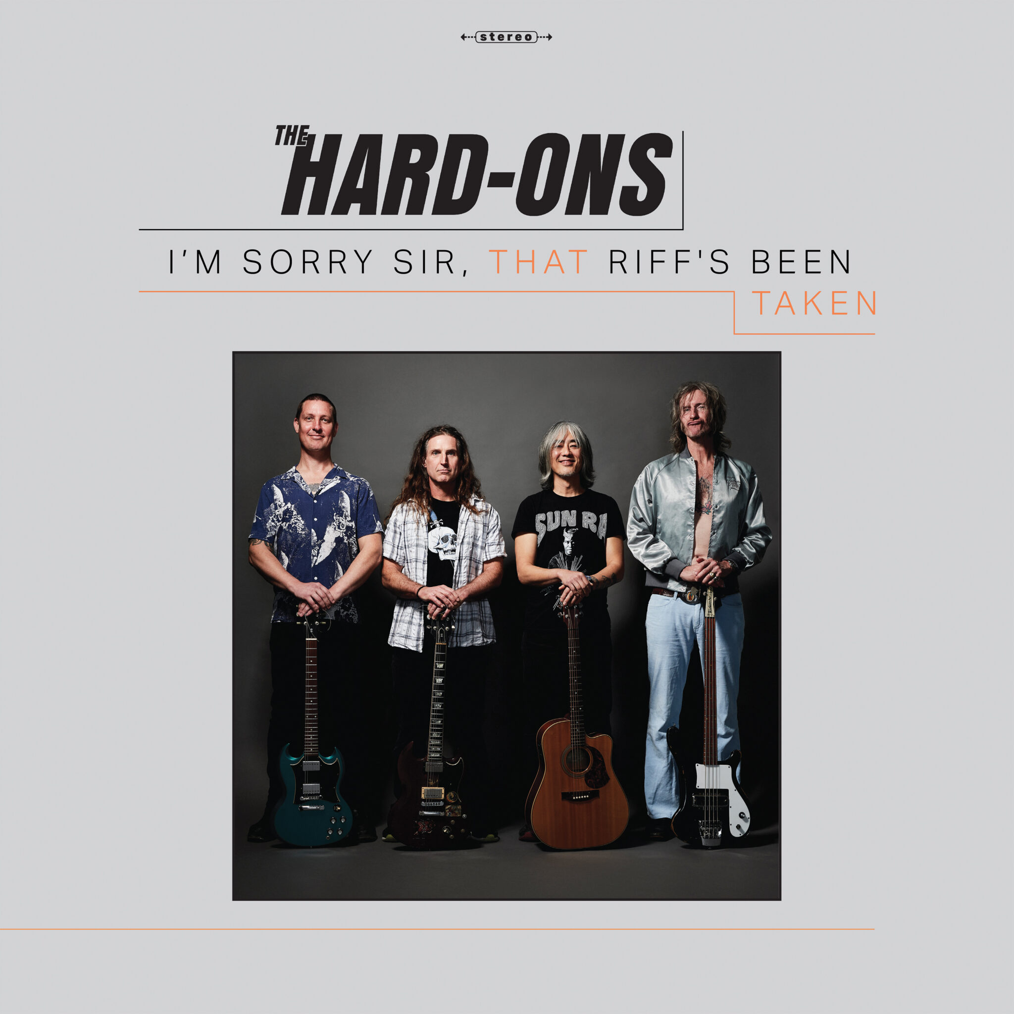 Portada del disco 'I'm Sorry Sir, That Riff's Been Taken' (2021) de Hard-Ons