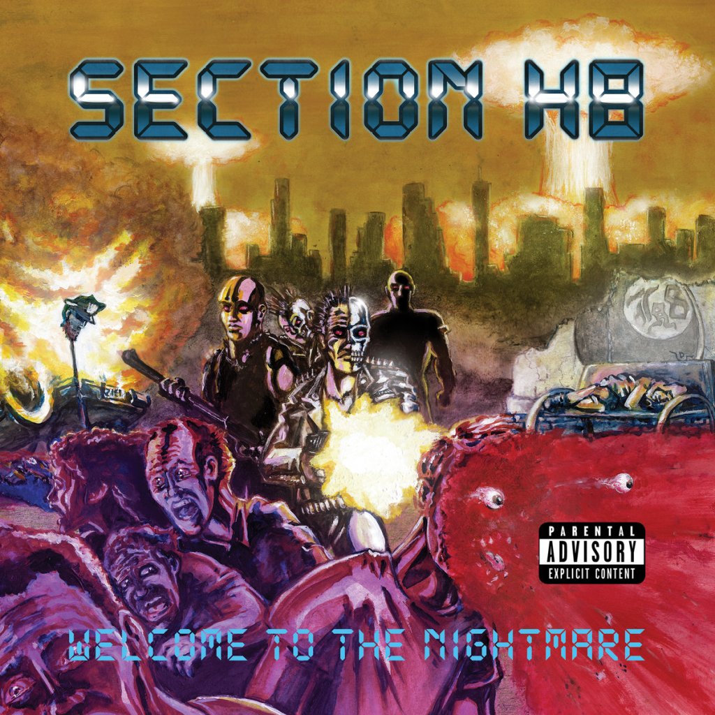 Portada de 'Welcome to my Nightmare' de Section H8 (Flatspot Records, 2021)