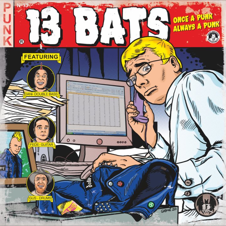 Portada de 'Once a punk always a punk' de 13 Bats (2021)