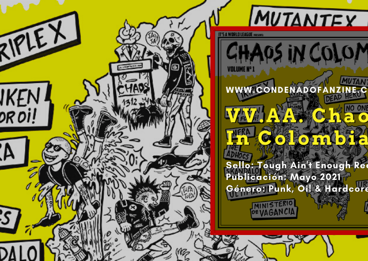 Reseña del disco 'Chaos In Colombia' (2021) por Condenado Fanzine