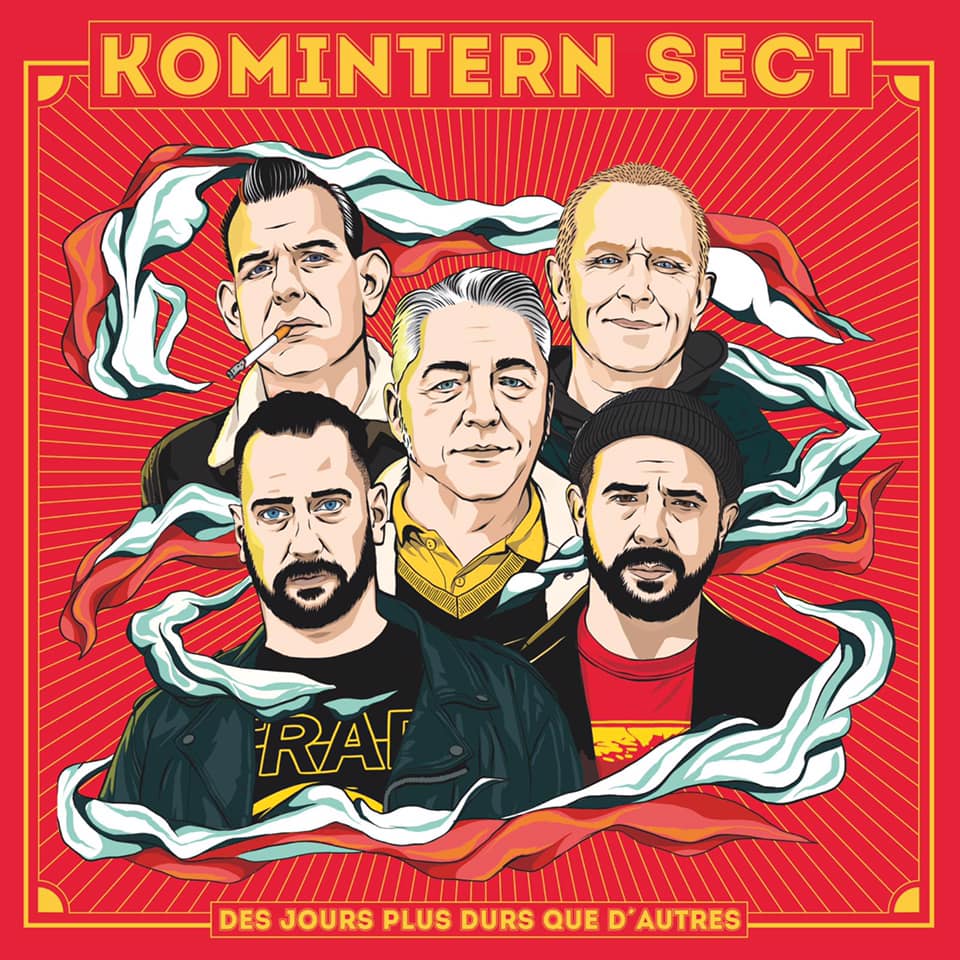 Portada de 'Des jours plus durs que d'autres' de Komintern Sect (2021)