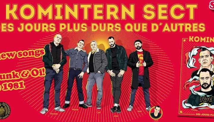 'Des jours plus durs que d'autres', nuevo disco de Komintern Sect (Contra Records / LSM Vinyl, 2021)