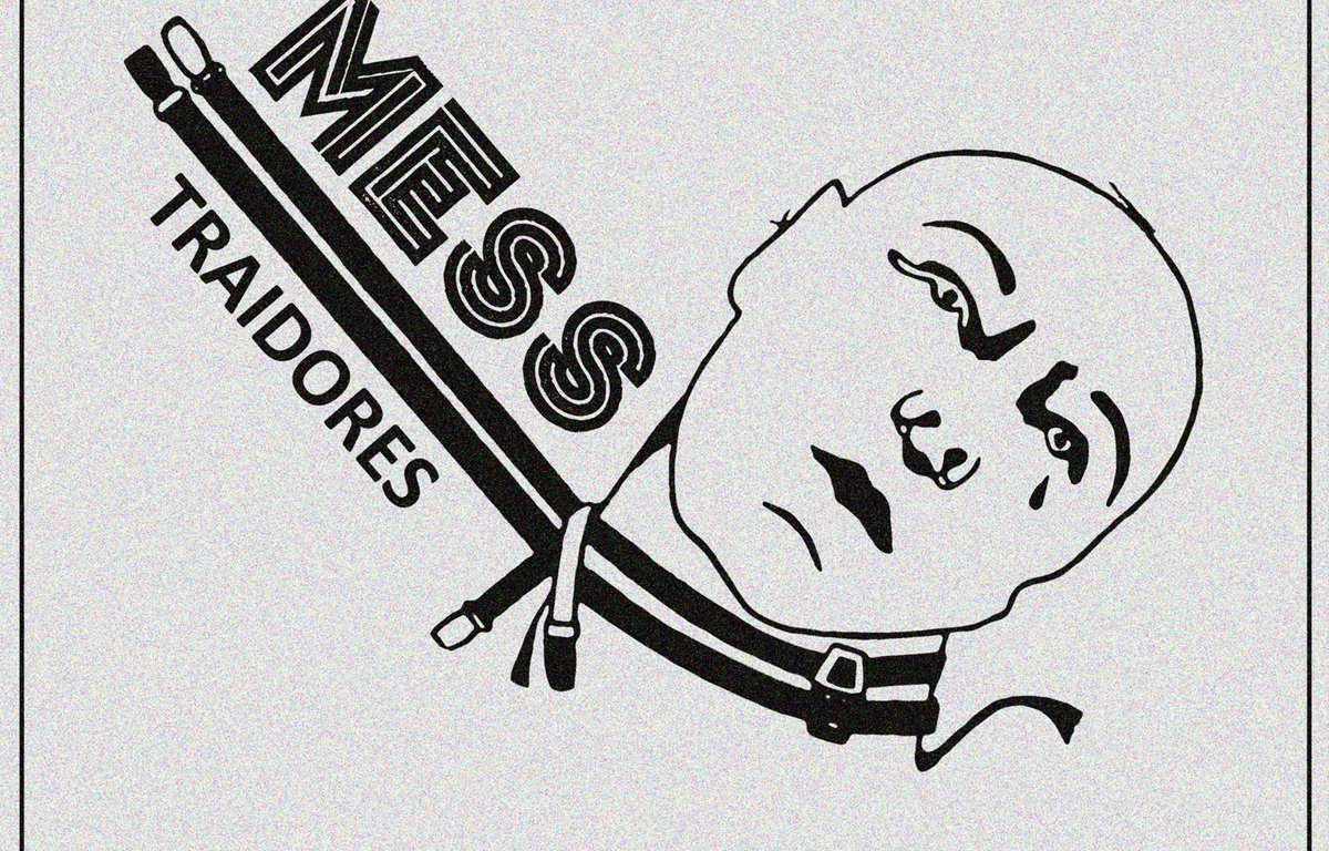 Portada del 7" 'Traidores' de Mess, editado por Under The Radar (2021)