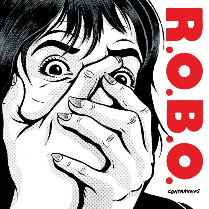 Portada del EP 'Contaminas' de R.O.B.O. (2021)