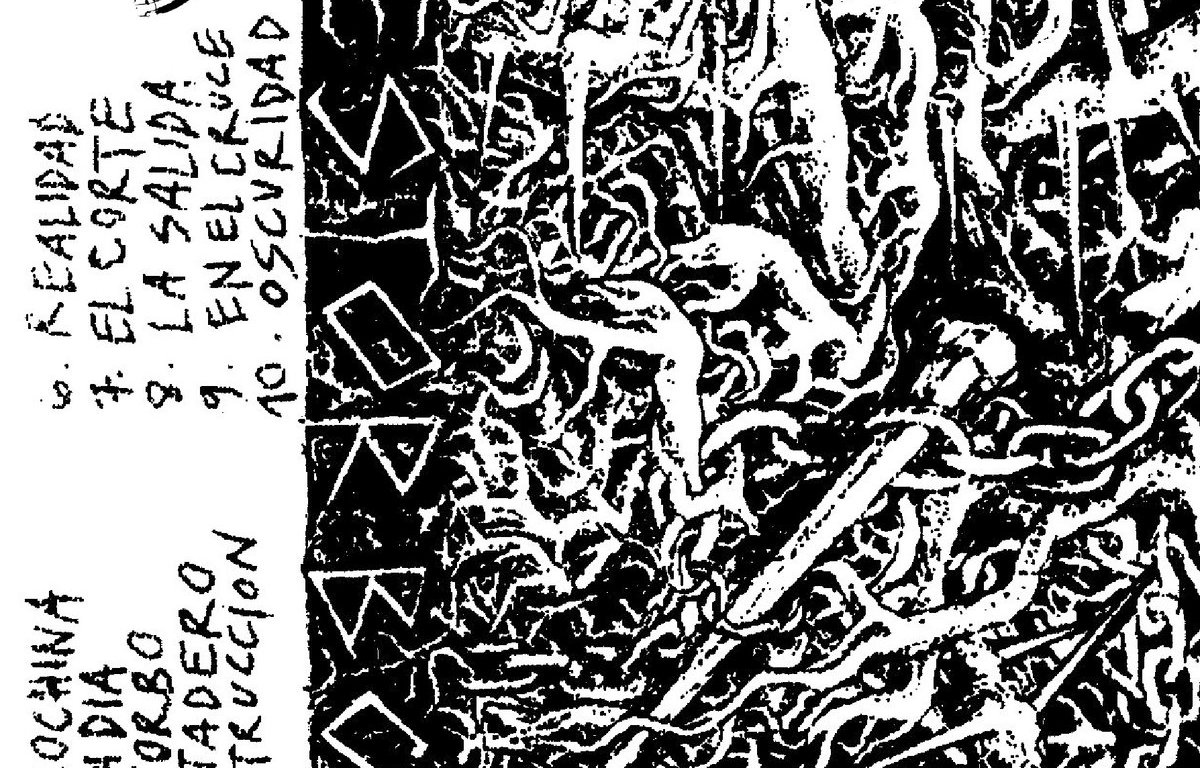 Portada de la casete de Estorbo, banda punk de Montreal (2021)