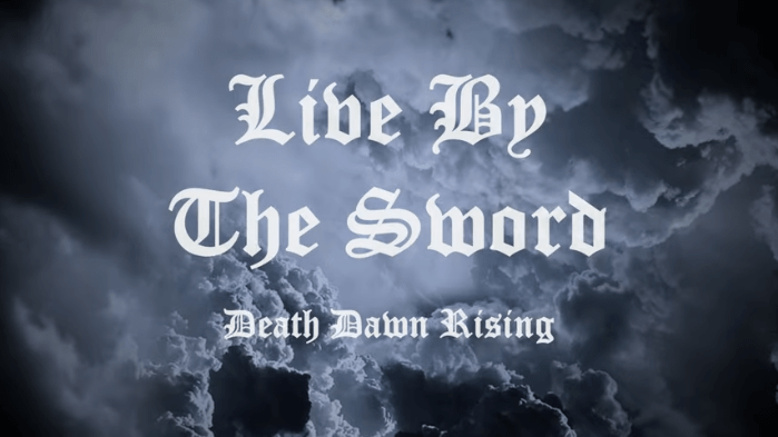 Vídeo de la canción "Death Down Rising" de Live By The Sword (2021)