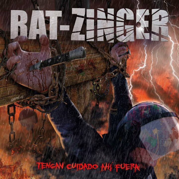 Portada del disco 'Tengan Cuidado Ahí Fuera' de Rat-Zinger (2021)
