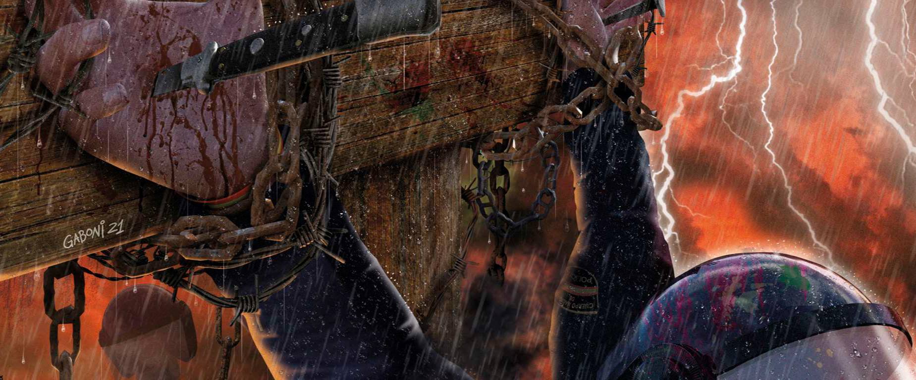 Portada del disco 'Tengan Cuidado Ahí Fuera' de Rat-Zinger (2021)