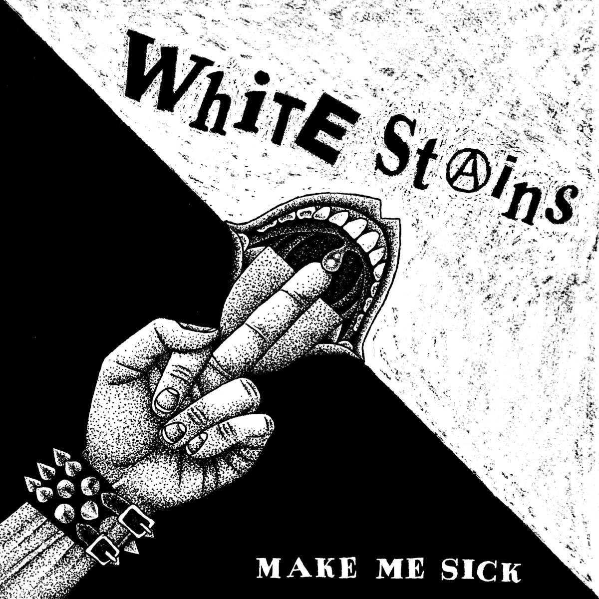 Portada del disco 'Make Me Sick' de White Stains (2021)