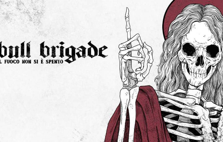 Portada del disco 'Il Fuoco Non Si Spento' de Bull Brigade (2021)Portada del disco 'Il Fuoco Non Si Spento' de Bull Brigade (2021)