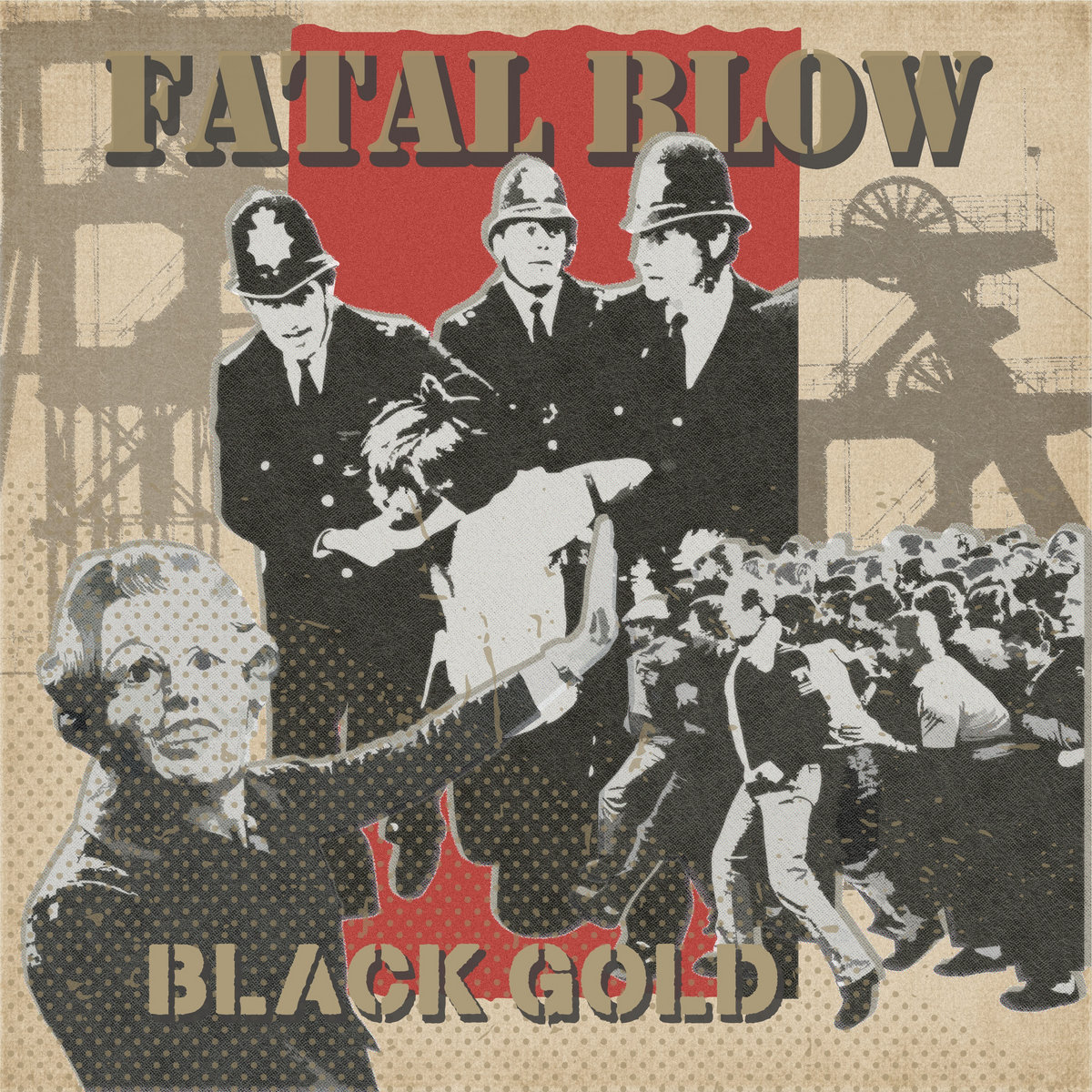 Portada del disco 'Black Gold' de Fatal Blow (2021)