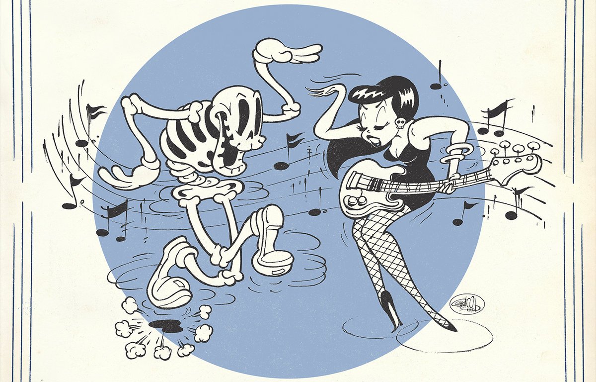 Portada del disco 'Visiting the Skeleton in the Closet' de Messer Chups (2021)