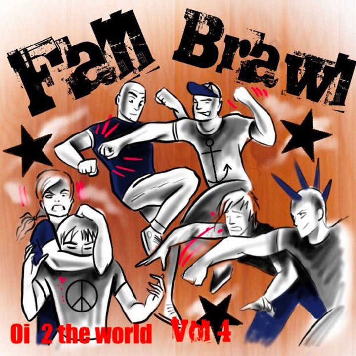 Portada de la compilación 'Fall Brawl : Oi 2 the World Vol. 4' (2021)