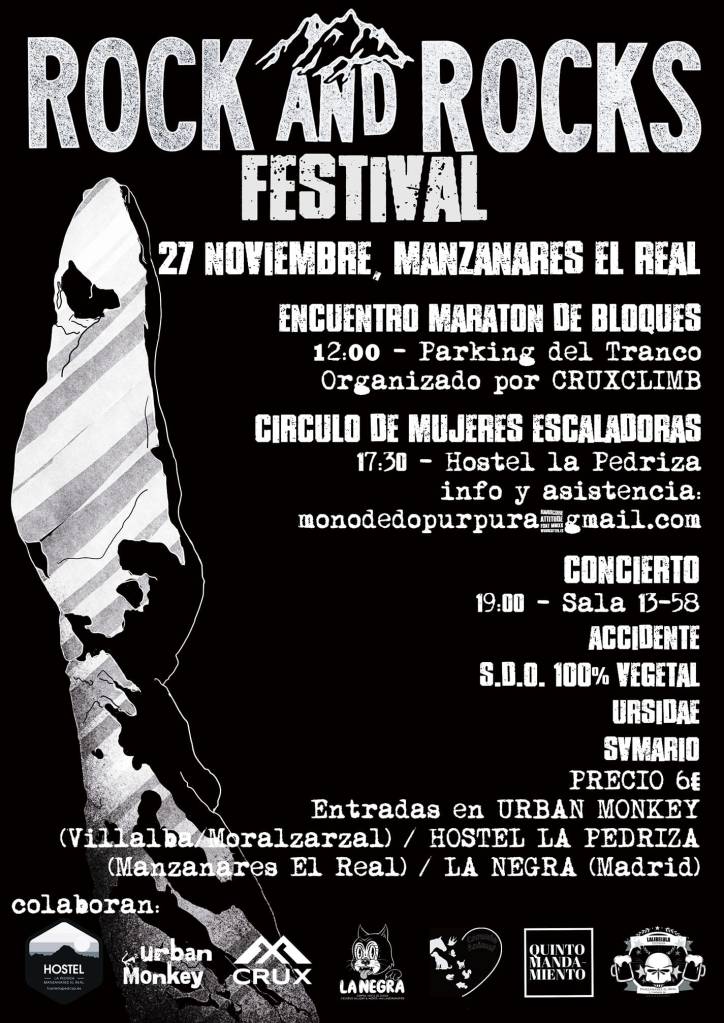Cartel del Rock and Rocks Festival de Manzanares el Real