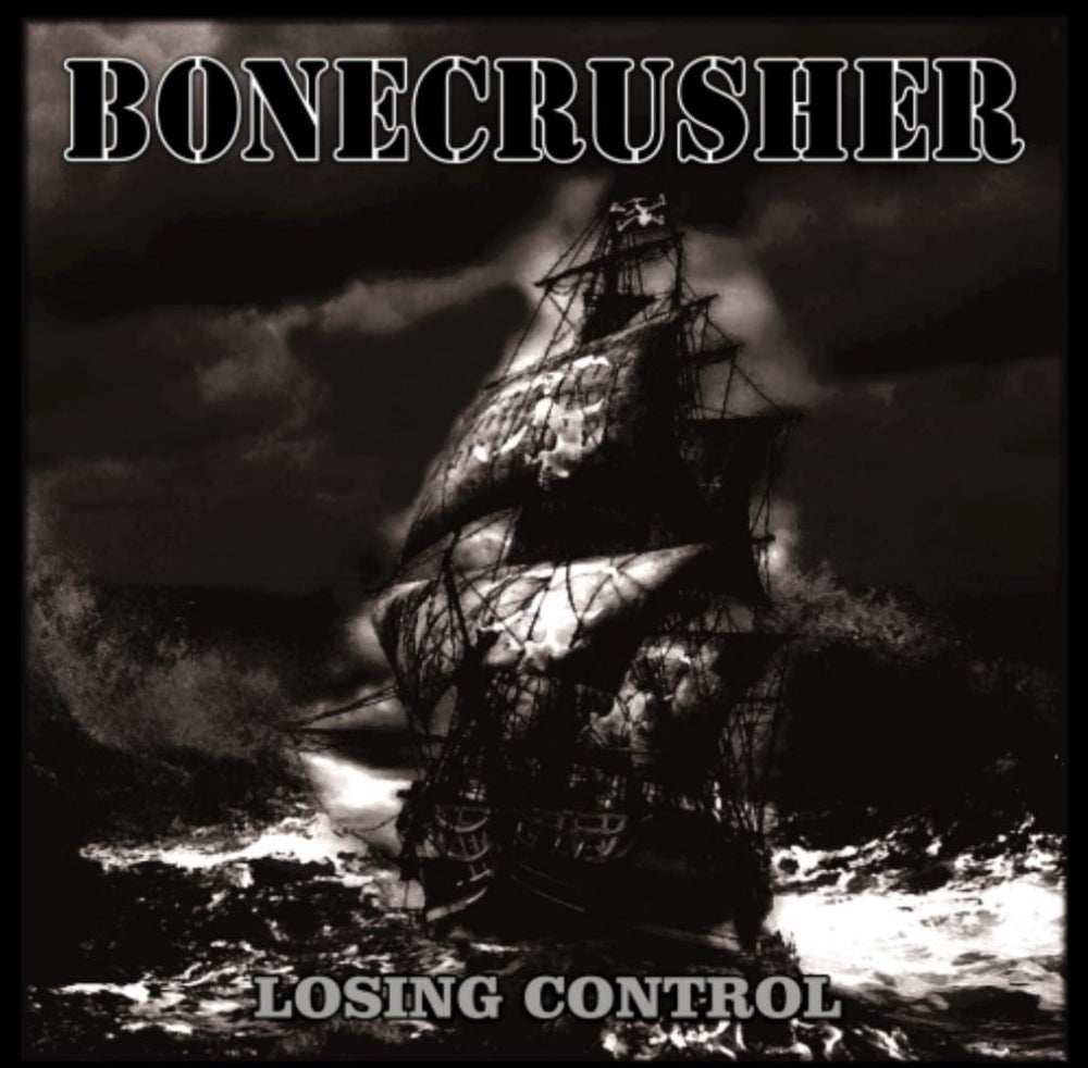 Portada del 7" 'Losing Control' de Bonecrusher (2021)