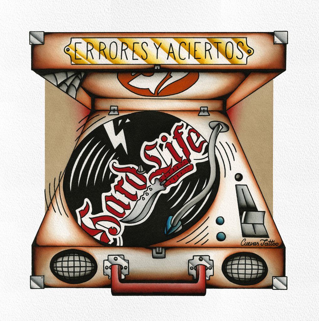 Portada del EP 'Errores y aciertos' de Hard Life (2021)