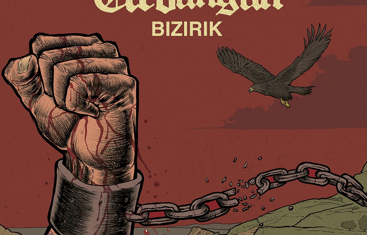 Portada del disco 'Bizirik' de Kaleko Urdangak (2021)