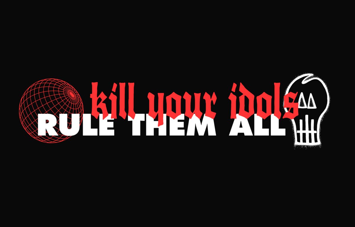 Portada del split entre Kill Your Idols y Rule Them All (2022)