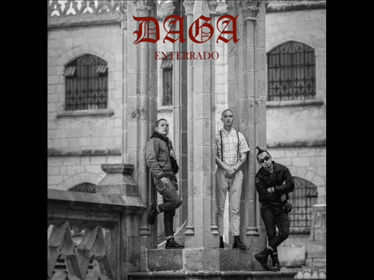 Portada del EP 'Enterrado' de Daga, que será editado en 2022 por el sello Amor y Rabia Records