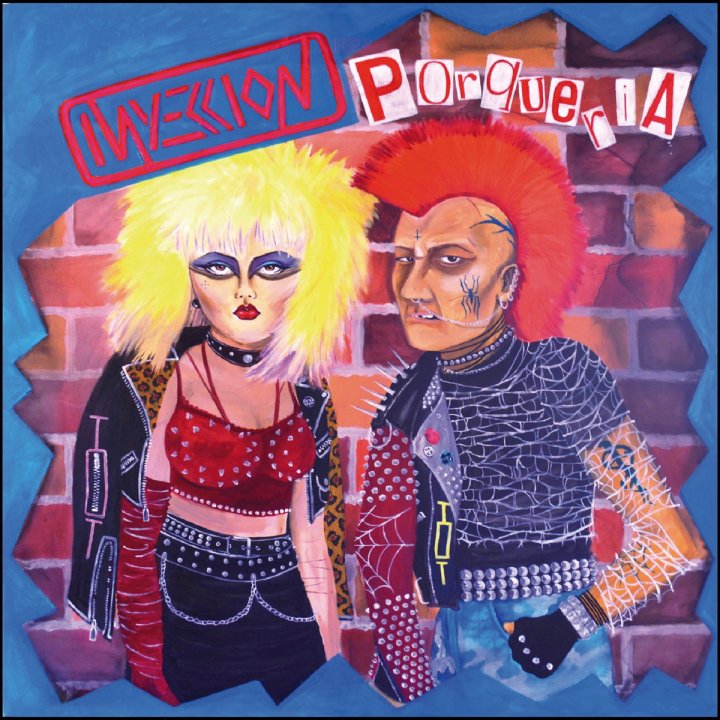Portada del disco 'Porquería' de Inyección (2022)