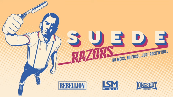 Vídeo con letra de la canción "Vive Le Rock" que pertenece al disco 'No mess, No Fuss... Just Rock'n'Roll' de Suede Razors (2022)