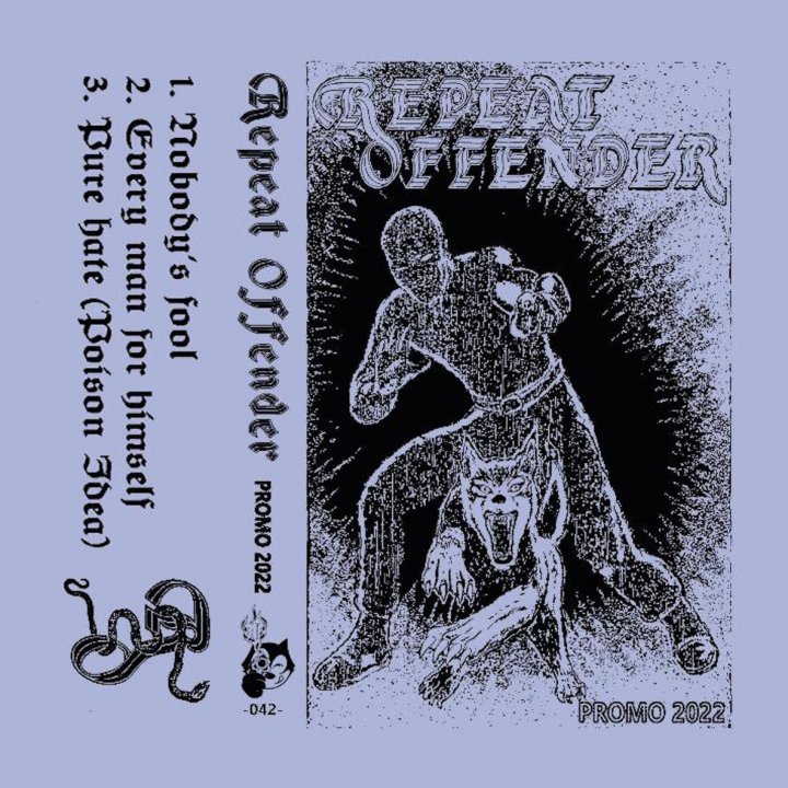 Portada de la casete 'Demo 2022' de Repeat Offender (2022)