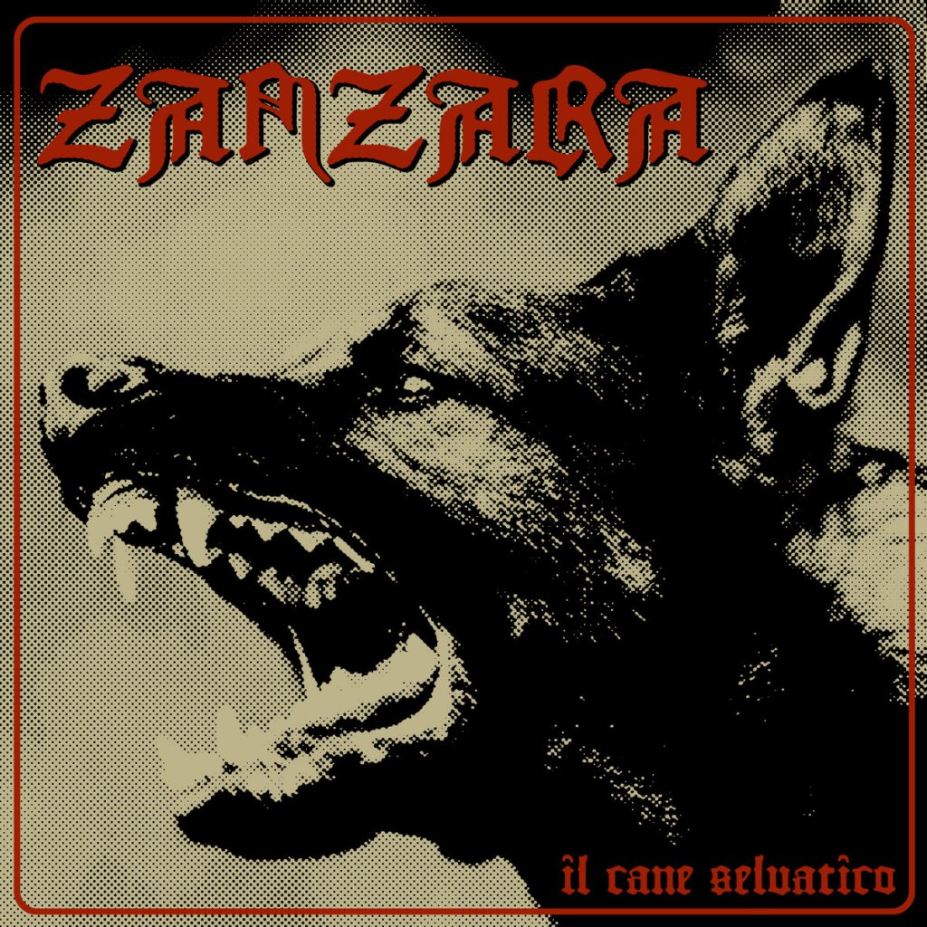 Portada del single digital de dos canciones 'Il Cane Selvatico' de Zanzara (2022)