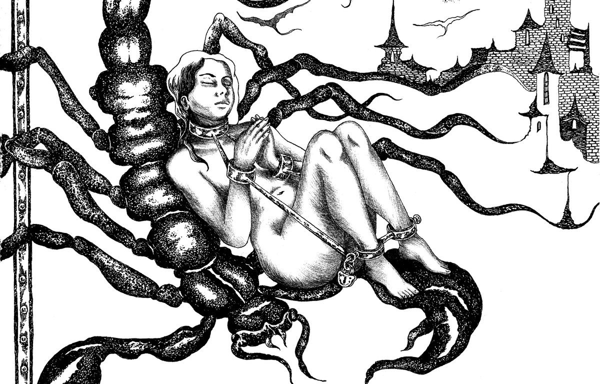 Portada del 7" EP 'Enemigos de la razón' de Abyecta (2022)