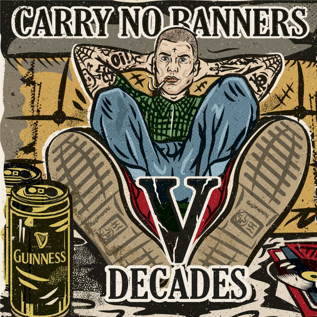 Portada del EP 'Five Decades' de Carry No Banners (2022)