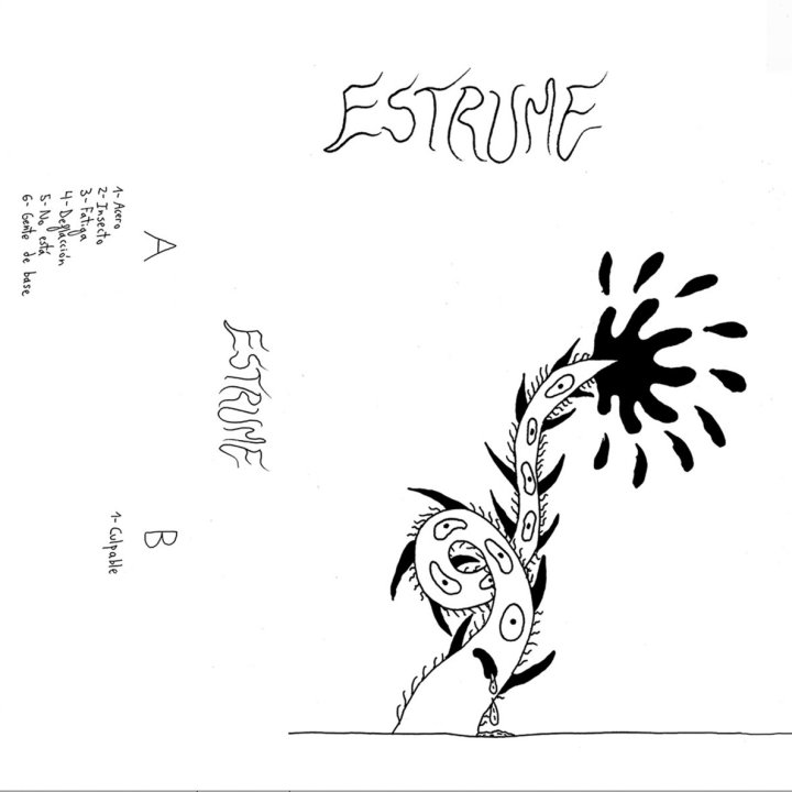 Portada del disco 's/t' de Estrume (2022)