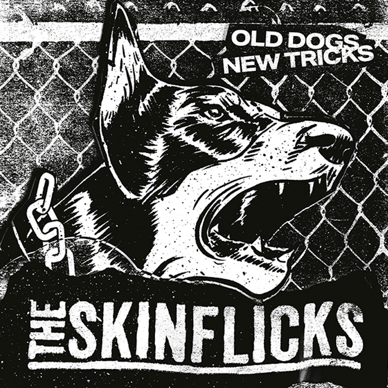 Portada del disco 'Old Dogs, New Tricks' de The Skinflicks (2022)Portada del disco 'Old Dogs, New Tricks' de The Skinflicks (2022)