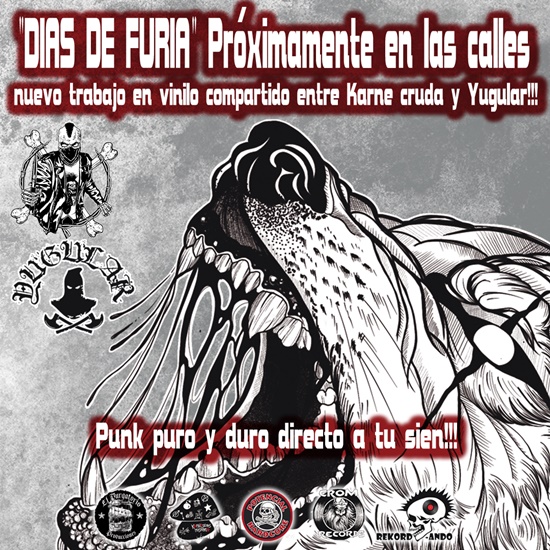EP compartido entre Karne Cruda y Yugular ' Días de Furia'