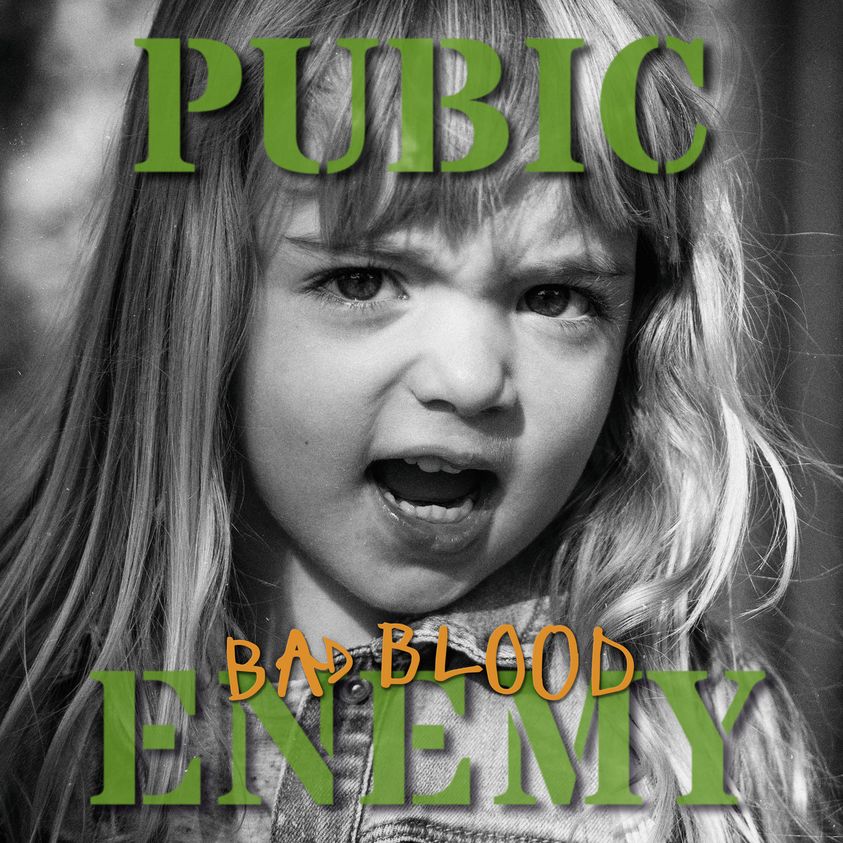 Portada del disco 'Bad Blood' de Pubic Enemy (2022)