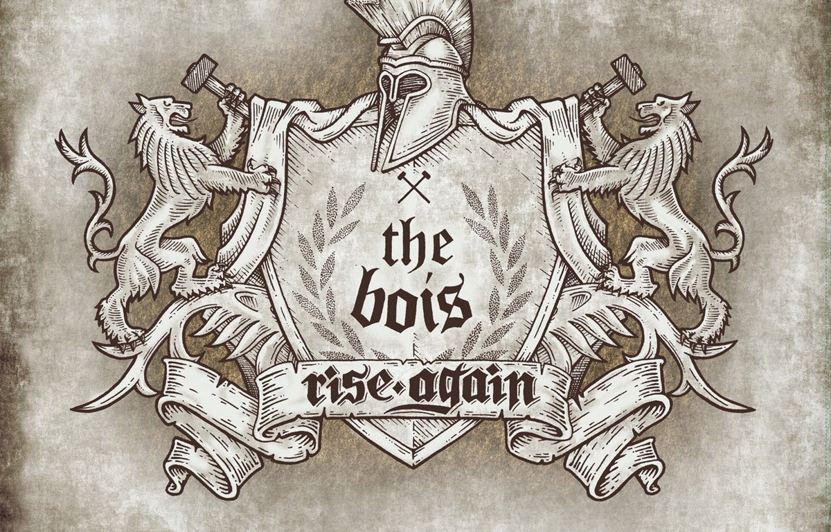Portada del disco 'Rise Again' de The Bois (2022)
