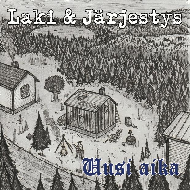 Portada del disco 'Uusi aika' de Laki & Järjestys (2022)