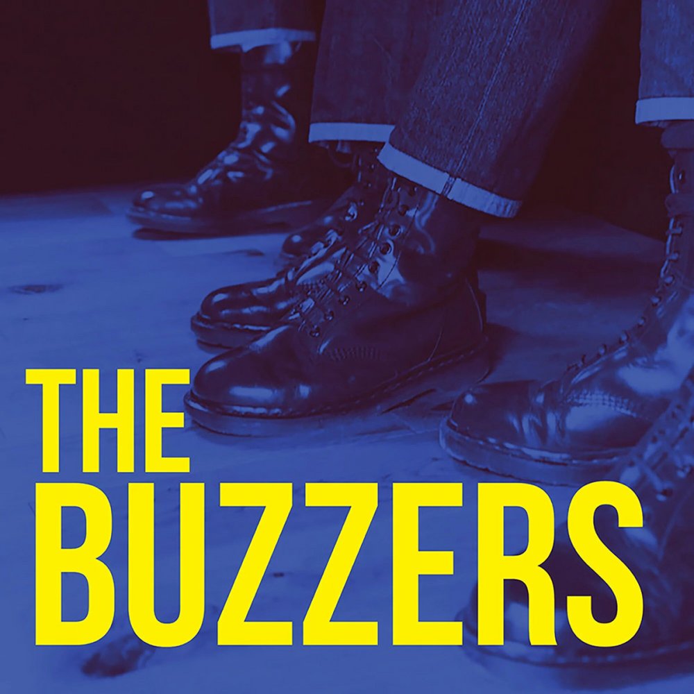 Portada del 7" de "Behind" & "Incoming" de The Buzzers