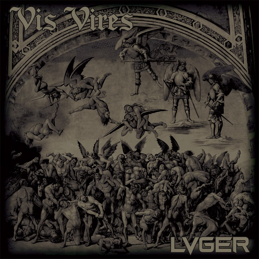 Portada del 7" EP compartido entre Vis Vires y Lvger (2022)
