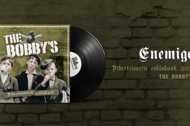 Canción "Enemigo" de The Bobby's, de su disco Dibertsioaren esklabuak`' (2023
