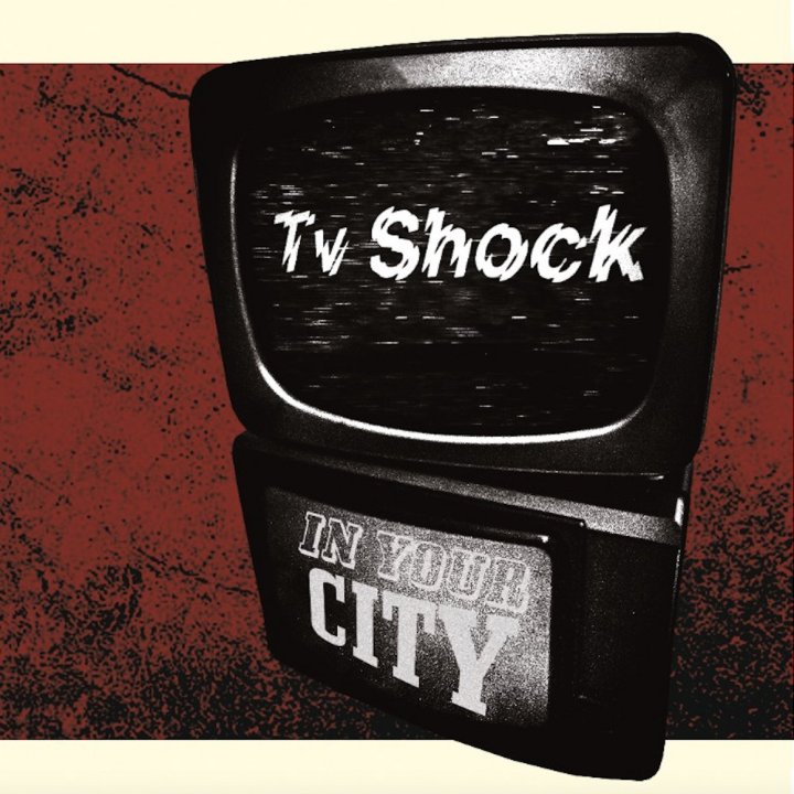 Portada del 7" 'In your city' de TV Shock (2023)
