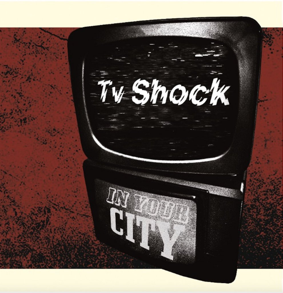 Portada del 7" 'In your city' de TV Shock (2023)