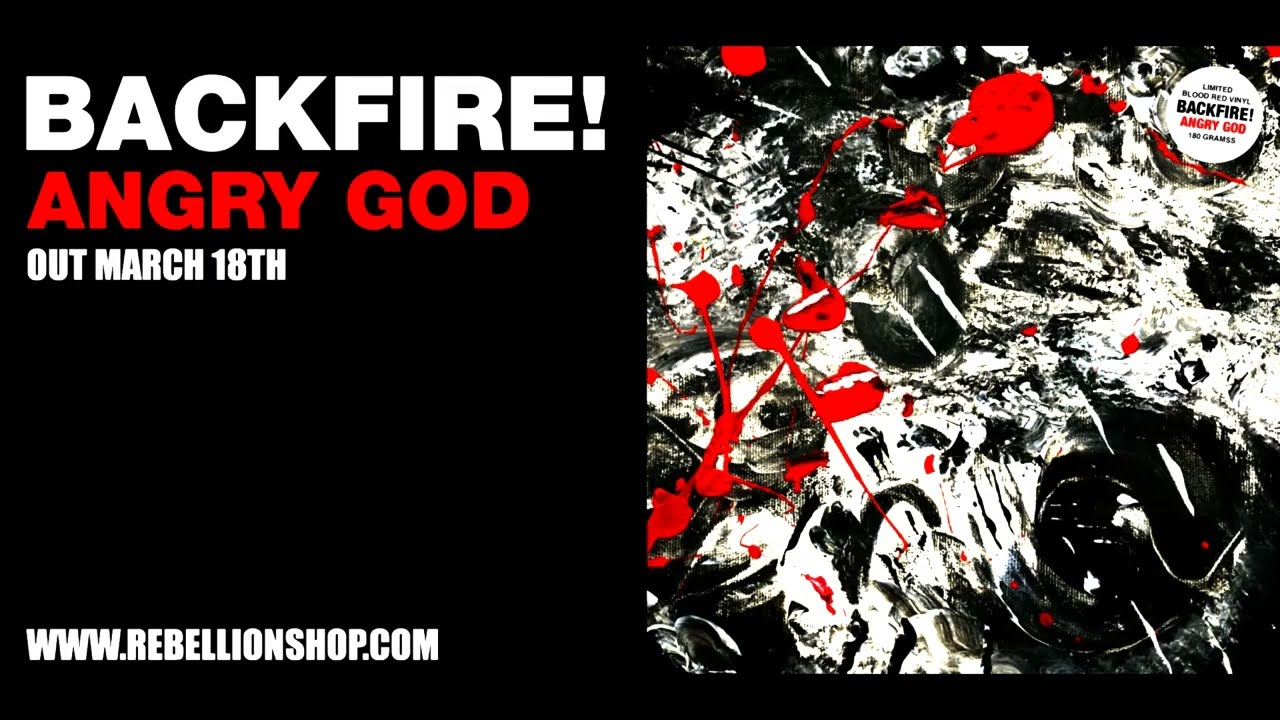 El disco 'Angry God' de Backfire! será publicado por Rebellion Records el 18 de marzo de 2023