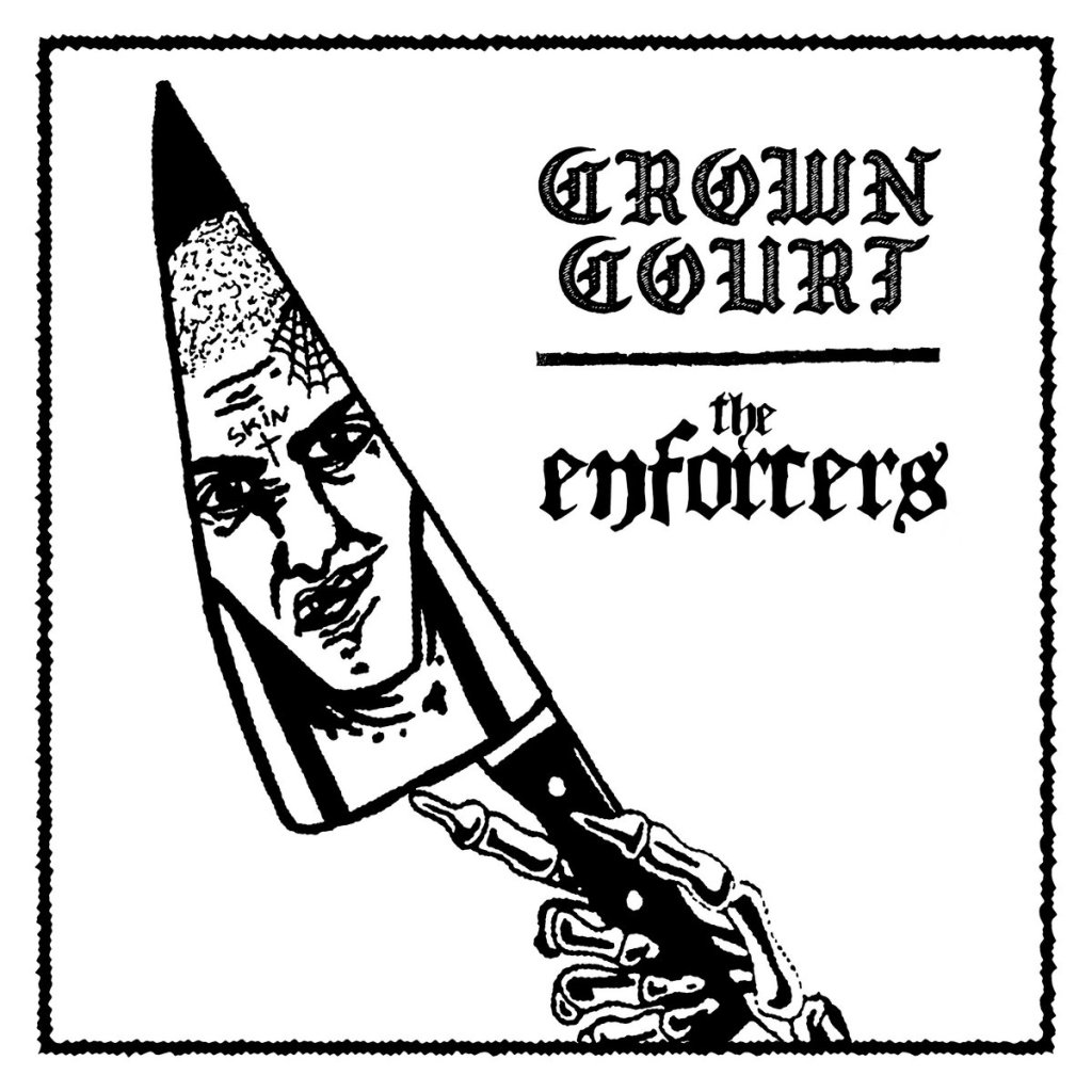 Portada del EP compartido entre Crown Court y The Enforcers (2023)