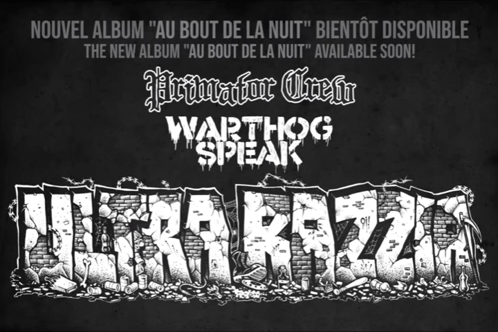 Canción "Fracasse" de Ultra Razzia, incluida en su disco Au Bout De La Nuit (2023)