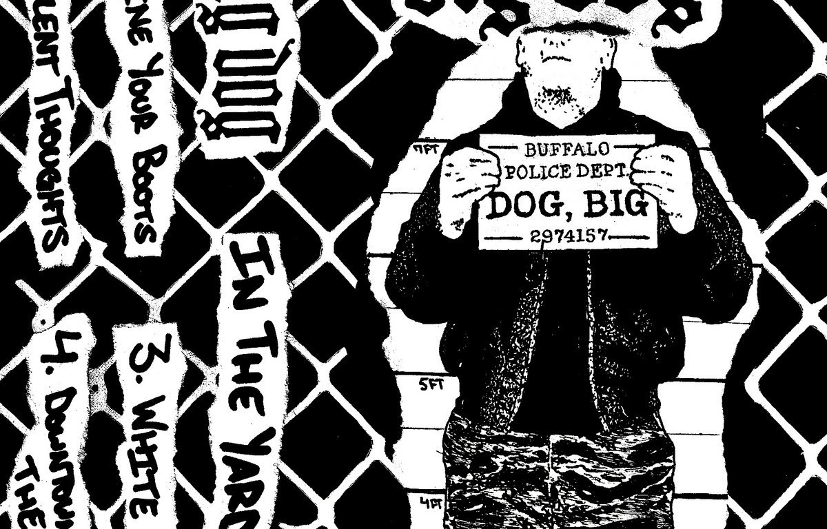 Portada de la cassette de 'In The Yard' de Big Dog (2023)