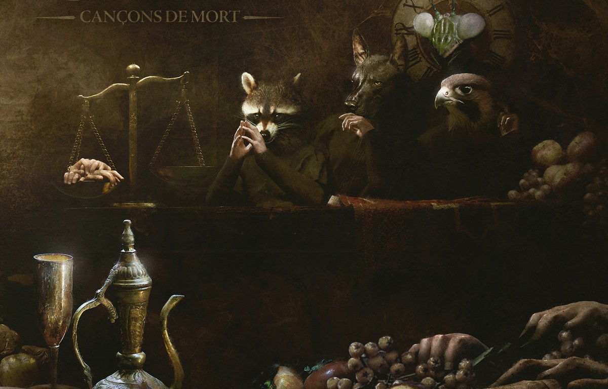 Portada del disco 'Cançons de mort' de CRIM (2023)