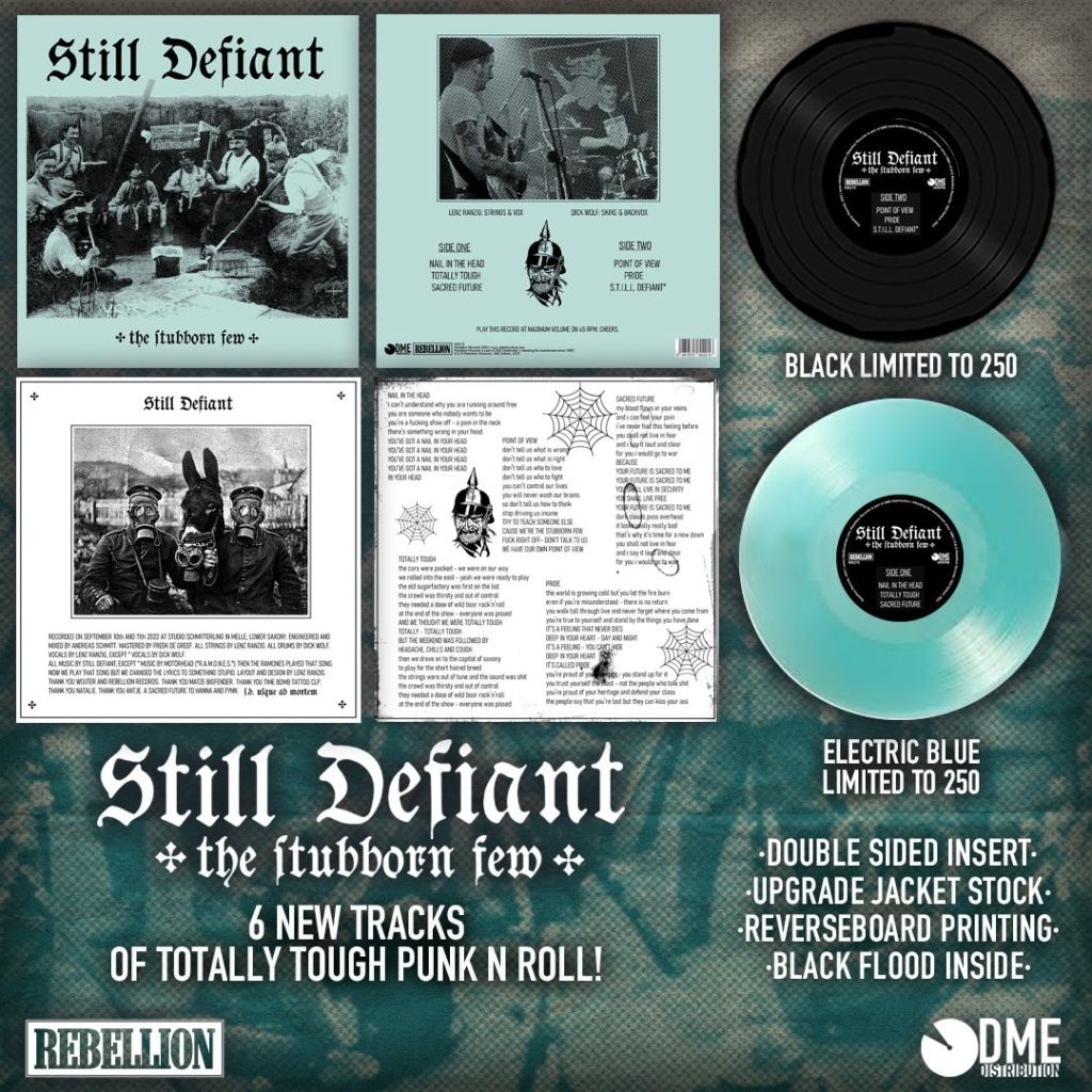 Edición en vinilo del disco 'The Stubborn Few" de Still Defiant (2023)