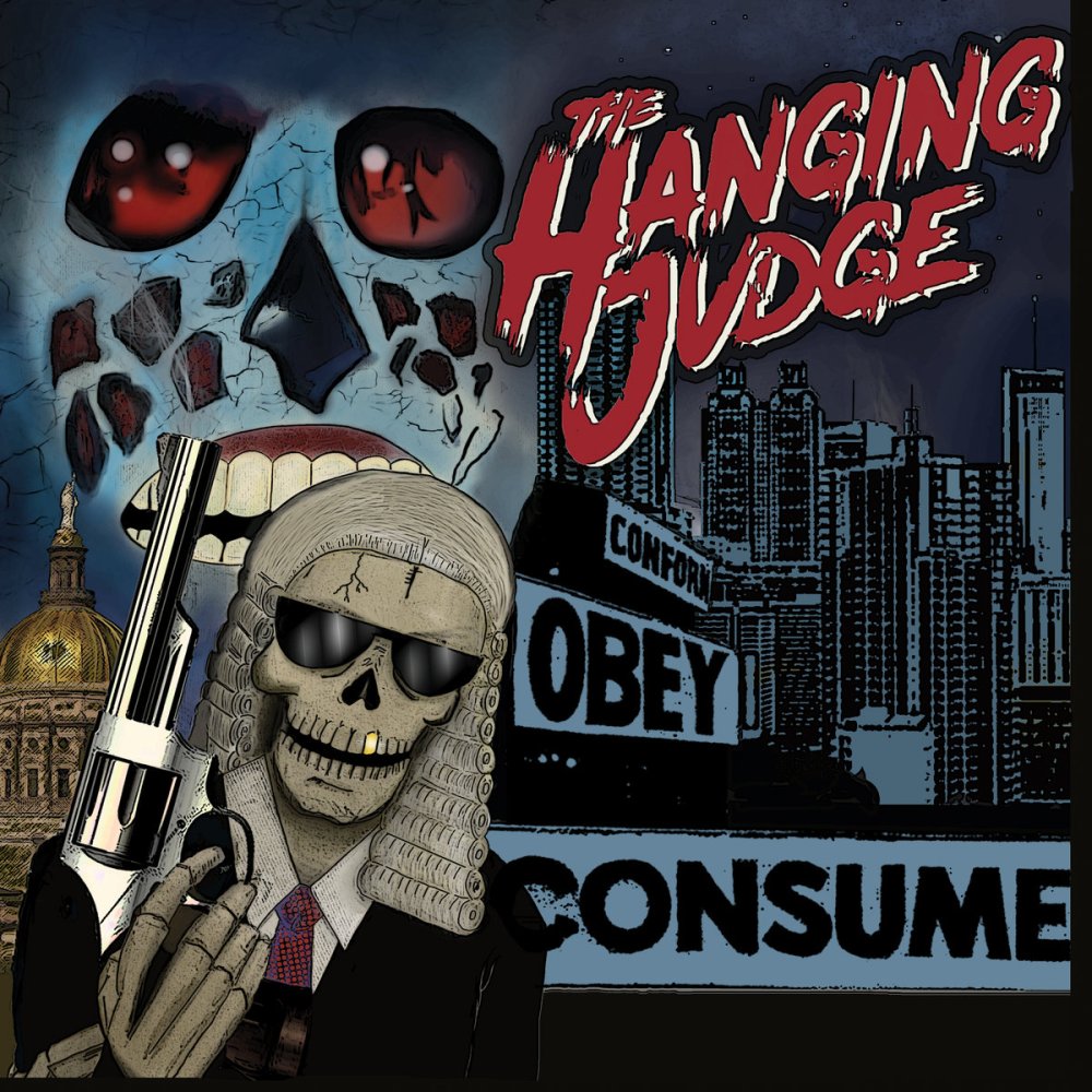 Portada del LP homónimo de The Hanging Judge (2023)