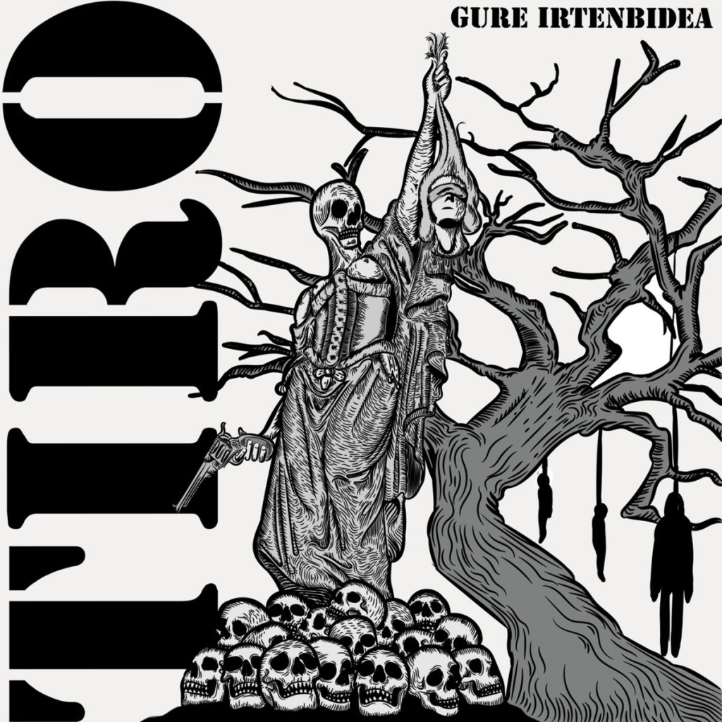 Portada del mini-LP 'Gure Irtenbidea' de Tiro (2023)
