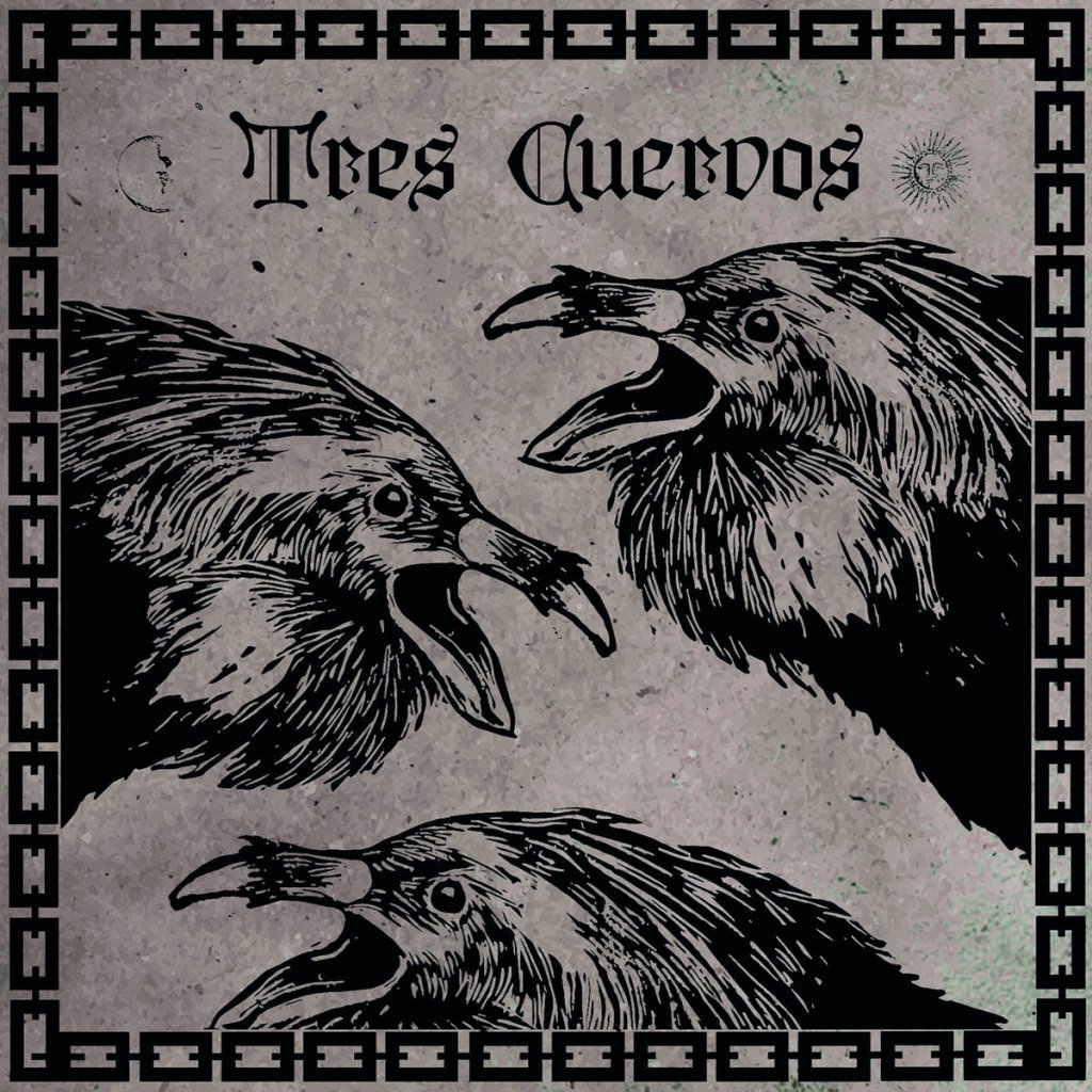 Portada del mini-álbum de debut de Tres Cuervos (2023)